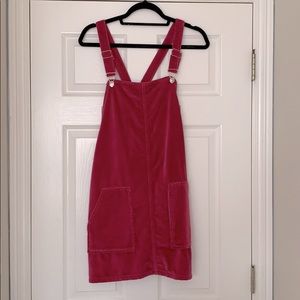 Topshop overall dress